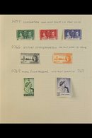 1937-50 FINE MINT KGVI COLLECTION On Pages, Incl. 1938-48 Set Plus Shades Etc To Both 2s, 10s X3, 1950 Set (top Three Va - Kaimaninseln