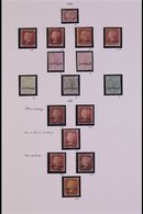 1880-1881 OVERPRINTS ON GREAT BRITAIN. MINT COLLECTION In Hingeless Mounts On A Page, All Different, Includes 1880 ½d, 1 - Other & Unclassified