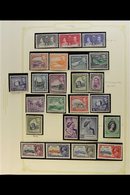 1935-1984 FINE MINT COLLECTION On Leaves, ALL DIFFERENT, Inc 1935 Jubilee Set, 1938-51 Pictorials Most Vals To 90pi Inc  - Other & Unclassified