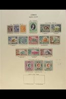 1953-62 NEVER HINGED MINT COLLECTION. A Small, ALL DIFFERENT Collection Of Complete Sets On Printed Pages. Includes 1955 - Otros & Sin Clasificación