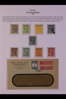 TELEGRAPH STAMPS COLLECTION 1892 TO 1955 Mint & Used Telegraph Stamps Well- Displayed With An Interesting Write-up On 3  - Equateur