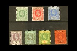 1906-12 Definitive Complete Set, MCA Wmk, SG 118/24, Very Fine Mint (7 Stamps) For More Images, Please Visit Http://www. - Fidschi-Inseln (...-1970)