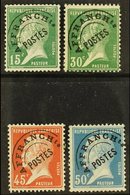 PRECANCELS (PREOBLITERES) 1922-47 Pasteur Set, Yvert 65/68, Never Hinged Mint (4 Stamps) For More Images, Please Visit H - Otros & Sin Clasificación