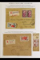 MADAGASCAR 1915-60 POSTAL HISTORY COLLECTION - Mostly Commercial Covers, Franked With A Wide Variety Of Issues From The  - Andere & Zonder Classificatie