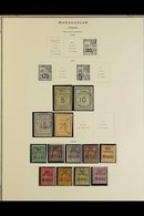 MADAGASCAR 1891-1906 OLD TIME MINT & USED COLLECTION. A Charming & Valuable, Chiefly ALL DIFFERENT, Old Time Collection  - Altri & Non Classificati