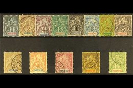 NOSSI-BE 1894 Peace And Commerce Set (SG 44/56, Yvert 27/39), Fine Used (13 Stamps) For More Images, Please Visit Http:/ - Other & Unclassified