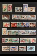 ST-PIERRE ET MIQUELON 1962-86 NEVER HINGED MINT VALUABLE COLLECTION. An All Different Collection Of Complete Sets From T - Autres & Non Classés