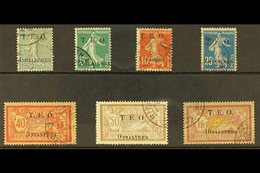 SYRIA 1919 (Nov) Values Complete From 4m To 10pi Surcharges, SG 4/10 (Yvert 4/10), Very Fine Used, Cat £495 (7 Stamps) F - Other & Unclassified