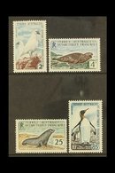 TAAF 1960 Wildlife Set, Maury 16/19, Very Lightly Hinged Mint (4 Stamps) For More Images, Please Visit Http://www.sandaf - Other & Unclassified