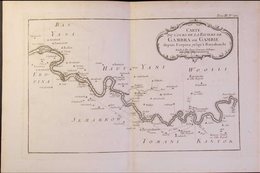 1764 ORIGINAL MAPS OF THE GAMBIA A Pair Of Lovely Original Copper Engraved Maps By Bellin, After Capt John Leach's Maps  - Gambia (...-1964)