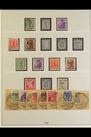 RUSSIAN ZONE BERLIN AND BRANDENBURG 1945 Mint And Used Collection On Album Pages. Includes 8pf Imperf Mint, Zig-zag Roul - Altri & Non Classificati