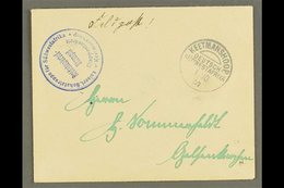 SOUTH WEST AFRICA 1907 (1 Oct) Stampless Feldpost Cover To Germany With Fine "KEETMANSHOOP" Cds Postmark Plus Very Fine  - Autres & Non Classés