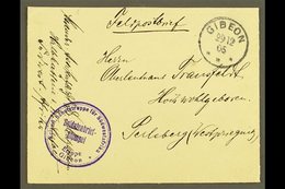 SOUTH WEST AFRICA 1905 (29 Dec) Stampless "Feldpostbrief" Cover To Germany Showing Very Fine "GIBEON" Cds Postmark, Plus - Autres & Non Classés