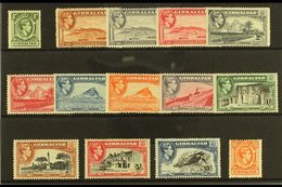 1938-51 Pictorial Definitive Set, SG 121/31, Used, Some Minor Imperfections (14 Stamp) For More Images, Please Visit Htt - Gibraltar