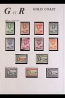 1838-49 FINE MINT COLLECTION Includes 1938-43 Complete Definitive Set, 1948 Complete Definitive Set, 1948 RSW Set, Etc.  - Goldküste (...-1957)