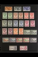 1937-54 FINE MINT COLLECTION WITH MANY ADDITIONAL PERFS. An Attractive Collection Presented On A Pair Of Stock Pages Tha - Gold Coast (...-1957)