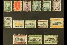 1927 Pictorials Complete Set (Michel 304/17 I, Hellas 467/80, SG 410-23), Fine Mint, Very Fresh. (14 Stamps) For More Im - Other & Unclassified