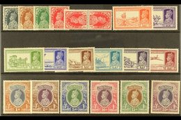 1937-40 KGVI Definitives, Complete Set Plus 1a Tete-beche Pair, SG 247/64, 250a, Very Fine Mint (18 + 1 Pair). For More  - Altri & Non Classificati