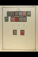 JIND QV To KGV FINE MINT Collection On Printed Leaves. With 1886 Red Overprint ½a; 1886-89 Black Overprint Set To Both 1 - Sonstige & Ohne Zuordnung