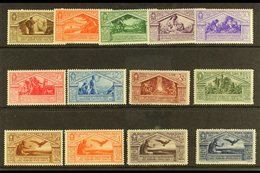 1930 Virgil  Postage And Air Sets Complete, Sass S. 58, Fresh Mint, The 10L Postage With Perf Fault, All Others Very Fin - Sin Clasificación