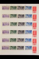 DODECANESE ISLANDS 1930 Ferruci (Postage) Overprinted Sets Of Five Almost Complete Mint For All 13 Islands, Only Missing - Other & Unclassified