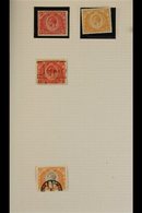 1903-1927 ATTRACTIVE MINT AND USED COLLECTION IN AN ALBUM With KEVII 1903-04 Set To 1R Plus 4R Mint, And Most Values To  - Vide