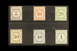 POSTAGE DUE 1928-33 Complete Set, SG D1/D6, Very Fine Mint. (6 Stamps) For More Images, Please Visit Http://www.sandafay - Vide