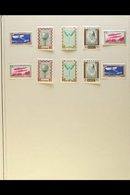 1918-1940 ALL DIFFERENT COLLECTION ON LEAVES Mint And Used, Fine And Fresh Condition. Note 1919 (Jan) Perf Set Used; 191 - Lettland