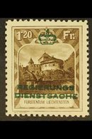 OFFICIAL 1932 1fr20 Sepia With Green Overprint, Perf 10½, Michel 8A, Never Hinged Mint. For More Images, Please Visit Ht - Autres & Non Classés