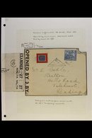 1939-1945 WWII POSTAL HISTORY COLLECTION. An Interesting Exhibition Collection Of COVERS Nicely Written Up On Leaves, Mo - Malta (...-1964)