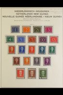 NETHERLANDS NEW GUINEA 1950-62 All Different Collection On Album Pages, Includes 1950-52 Defin Set Mint Or Used (the 2g  - Altri & Non Classificati