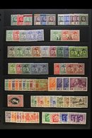 ENGLISH 1908-1970 ALL DIFFERENT Fine Mint Collection Presented Chronologically On A Series Of Stock Pages. An Attractive - Autres & Non Classés