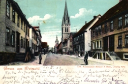 Detmold, Strassenansicht, Schülerstrasse, 1903 - Detmold