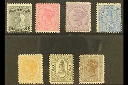 1895-1900 Sideface Perf. 11 ½d To 3d, 5d And 6d, SG 236/240, 242/243, Mainly Fine Mint. (7) For More Images, Please Visi - Otros & Sin Clasificación