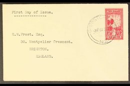 1933 1d+1d Carmine Health Stamp (SG 553) On First Day Cover, Scarce. For More Images, Please Visit Http://www.sandafayre - Sonstige & Ohne Zuordnung