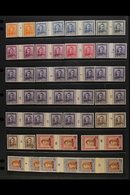 1938-52 BLACK NUMBERED COUNTER COIL PAIRS COLLECTION A Seldom Seen Selection, Chiefly ALL DIFFERENT Never Hinged Mint Co - Andere & Zonder Classificatie