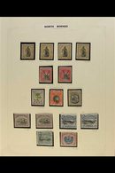 1894-1902 ATTRACTIVE MINT COLLECTION On Two Album Leaves In Hingeless Mounts A Mint Selection Of  The 1894 Pictorials Se - North Borneo (...-1963)