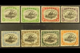 1909-10 Lakatoi Watermark Sideways, Perf 11 Set With Both ½d Shades, SG 59/65, Fine Cds Used. (8) For More Images, Pleas - Papua New Guinea