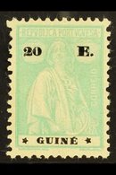 GUINEA 1919-26 20E Pale Emerald-green Ceres (SG 240, Afinsa 200 III-IV), Fine Mint Part Gum, Fresh. For More Images, Ple - Autres & Non Classés