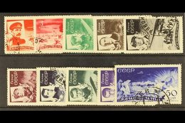 1935 Chelyuskin Rescue Set, SG 678/87, Very Fine Used. (10 Stamps) For More Images, Please Visit Http://www.sandafayre.c - Otros & Sin Clasificación