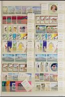 1980-1995 NEVER HINGED MINT COLLECTION A Chiefly ALL DIFFERENT Collection Of Commemorative Sets & Miniature Sheets Prese - St.Kitts Und Nevis ( 1983-...)