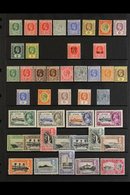 1912-36 MINT KGV COLLECTION Presented On A Stock Page That Includes 1912-21 MCA Wmk Definitive Range To 5s, 1921-30 Scri - Ste Lucie (...-1978)