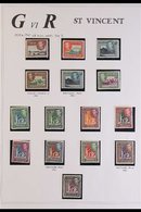 1937-52 FINE MINT COLLECTION Includes 1838-47 Complete Definitive Set, 1948 Silver Wedding Set, 1949-52 Complete Definit - St.Vincent (...-1979)