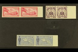 1958 Inauguration Of Samoan Parliament Set, SG 236/38, In IMPERF PAIRS, Very Fine Never Hinged Mint. (3 Pairs) For More  - Samoa