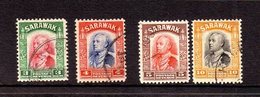 1934 Brooke $3, $4, $5 And $10 SG 122/25, Superb Cds Used. (4) For More Images, Please Visit Http://www.sandafayre.com/i - Sarawak (...-1963)