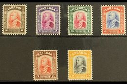 1934-41 Charles Brooke High Value Set $1- $10, SG 120/25, Very Fine Mint (6 Stamps) For More Images, Please Visit Http:/ - Sarawak (...-1963)