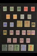 1912-36 MINT KGV COLLECTION Presented On A Pair Of Stock Pages & Includes 1912-21 MCA Wmk Range With Shades & Set Of All - Sierra Leone (...-1960)