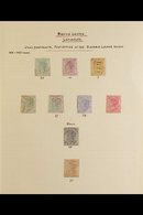 Q.V. RED OVAL TOWN POSTMARKS - VALUABLE OLD TIME COLLECTION A Splendid Range Written Up On Pages, Clear To Superb Strike - Sierra Leona (...-1960)