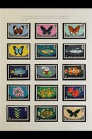 1970-1982 COMPLETE NEVER HINGED MINT COLLECTION In Hingeless Mounts On Pages, All Different, Seems To Be COMPLETE For Th - British Solomon Islands (...-1978)