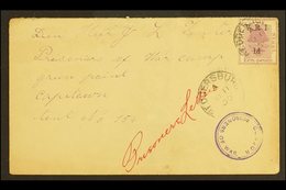 BOER WAR 1900 (11 June) Cover To Prisoner Of War Camp At Green Point, Cape Town, Bearing OFS 1d "V.R.I." Tied By Redders - Sin Clasificación